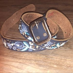 Lucky Brand Floral Belt